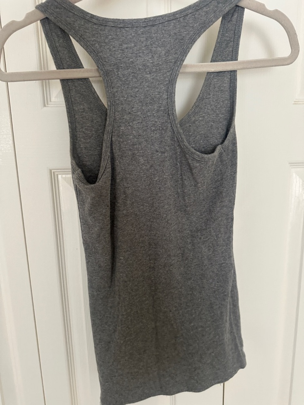 Guess Gray Rhinestone Logo Racerback Tank - Picture 5 of 5